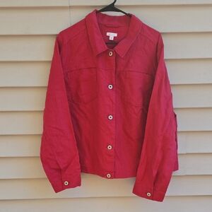 J.JILL LOVE LINEN WOMENS SHIRT SIZE XL NWOT